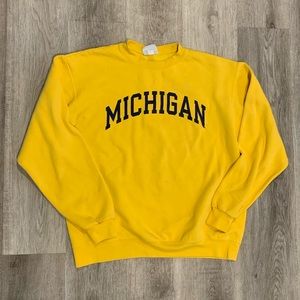 Mens University of Michigan Sweatshirt- sz L